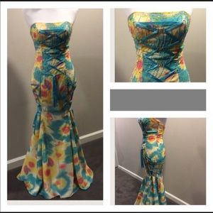 Corset mermaid dress